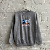 ODB Card Printed Sweatshirt In Grey