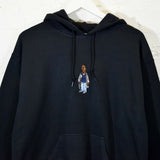 Omar Little Embroidered Hoodie In Black
