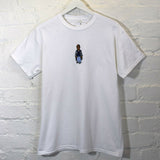 Omar Little The Wire Embroidered Tee In White