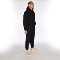 Luxury Creed & Culture Black Heavyweight Joggers 100% Cotton
