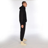 Luxury Creed & Culture Black Heavyweight Joggers 100% Cotton