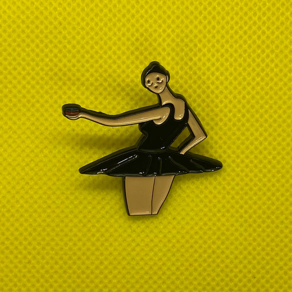 Kanye Ballerina Enamel Pin