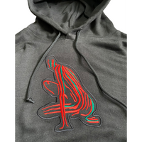 Low End Theory Big Embroidery Hoodie In Black