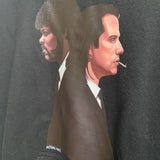 Pulp Fiction Vince & Jules Printed Hoodie In Black