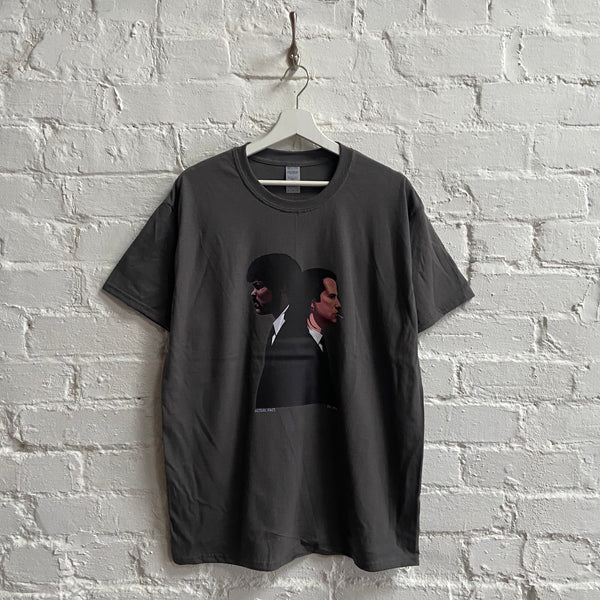 Pulp Fiction Vince & Jules Printed Tee In Charcoal