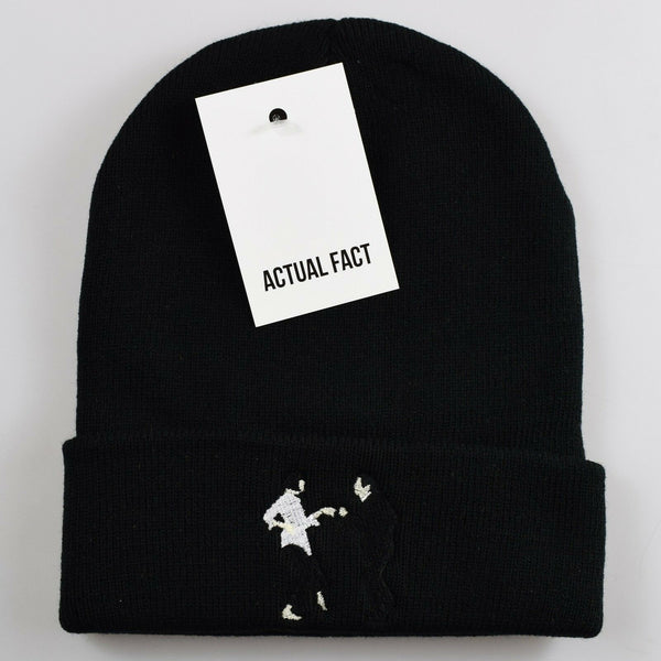 Pulp Fiction Dance Roll Up Beanie In Black