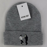 Pulp Fiction Dance Roll Up Beanie In Grey