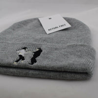 Pulp Fiction Dance Roll Up Beanie In Grey