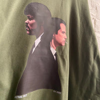 Pulp Fiction Vince & Jules Printed Sweatshirt In Forest Green