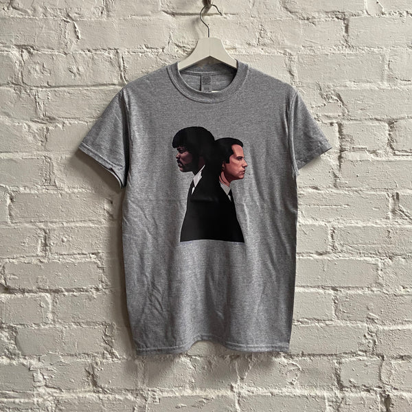 Pulp Fiction Vince & Jules Printed Tee In Grey