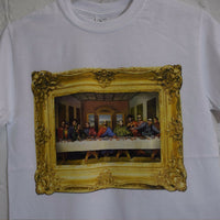 Rappers Last Supper Printed Tee In White