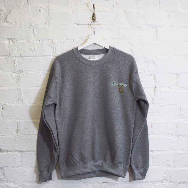 Run The Jewels Embroidered Sweatshirt In Grey