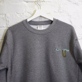 Run The Jewels Embroidered Sweatshirt In Grey