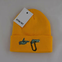 Run The Jewels Roll Up Beanie In Yellow