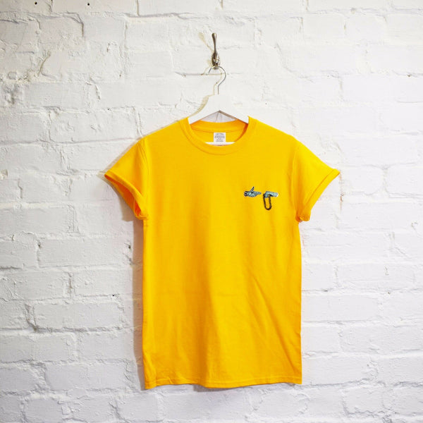 Run The Jewels Embroidered Tee In Yellow