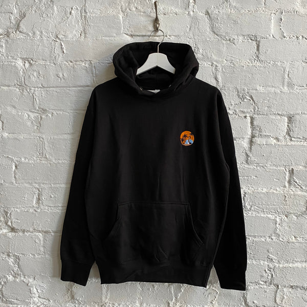 Scarface Embroidered Hoodie In Black