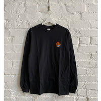 Scarface Embroidered Long Sleeve Tee In Black