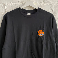 Scarface Embroidered Long Sleeve Tee In Black