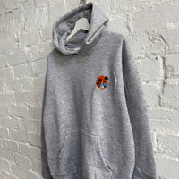 Scarface Embroidered Hoodie In Grey