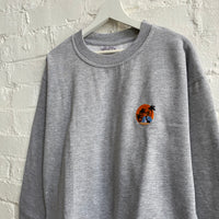 Scarface Embroidered Sweatshirt In Grey