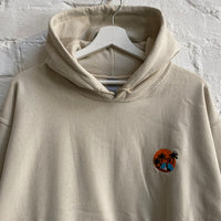 Scarface Embroidered Hoodie In Sand
