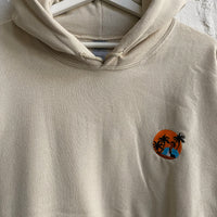 Scarface Embroidered Hoodie In Sand