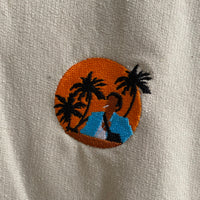 Scarface Embroidered Hoodie In Sand