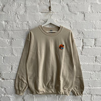 Scarface Embroidered Sweatshirt In Sand