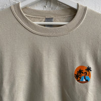 Scarface Embroidered Sweatshirt In Sand