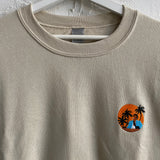 Scarface Embroidered Sweatshirt In Sand