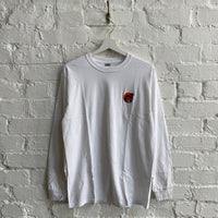 Scarface Embroidered Long Sleeve Tee In White