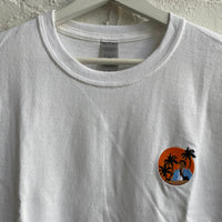 Scarface Embroidered Tee In White