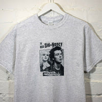 Sid & Nancy Printed Tee In Grey