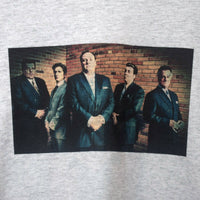 Sopranos Mobsters Printed Long Sleeve Tee In Grey