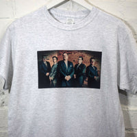 Sopranos Mobsters Printed Tee In Grey