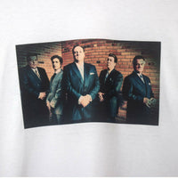 Sopranos Mobsters Printed Long Sleeve Tee In White