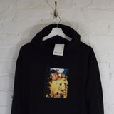 Travis Scott Butterfly Printed Hoodie In Black
