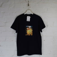 Travis Scott Butterfly Printed Tee In Black
