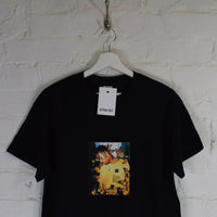 Travis Scott Butterfly Printed Tee In Black