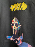 MF Doom Triple Threat Printed & Embroidered Hoodie In Black
