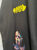 MF Doom Triple Threat Printed & Embroidered Sweatshirt In Black