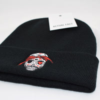 Tupac Day Of The Dead Roll Up Beanie In Black
