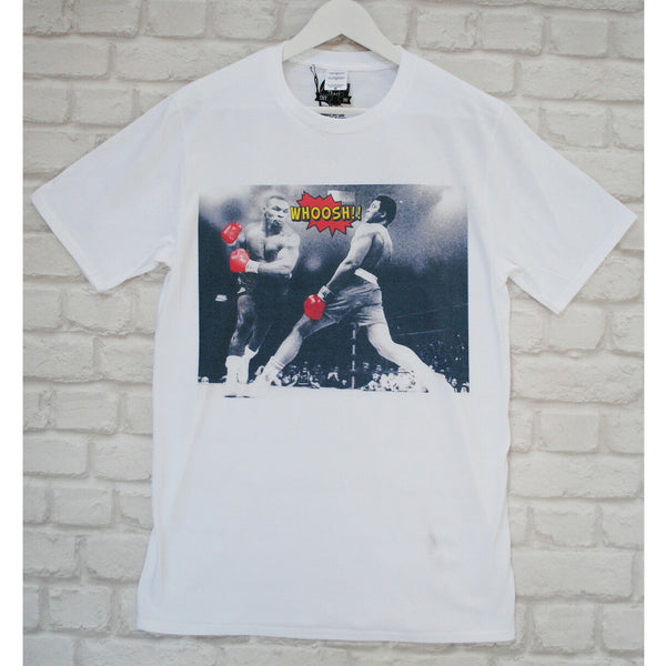 Tyson V Ali Whoosh Printed Tee In White