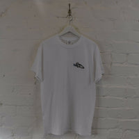 Wolf Of Wall Street Lamborghini Embroidered Tee In White