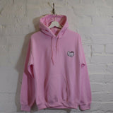 Wu X Hello Kitty Embroidered Hoodie In Pink