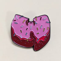 Wu Donut Pink Enamel Pin