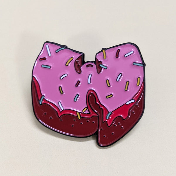 Wu Donut Pink Enamel Pin – Actual Fact Clothing