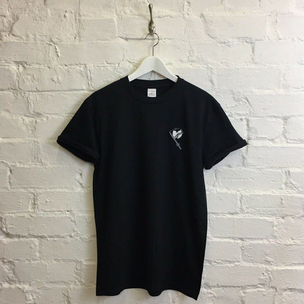 Wu Protect Ya Neck Embroidered Tee In Black