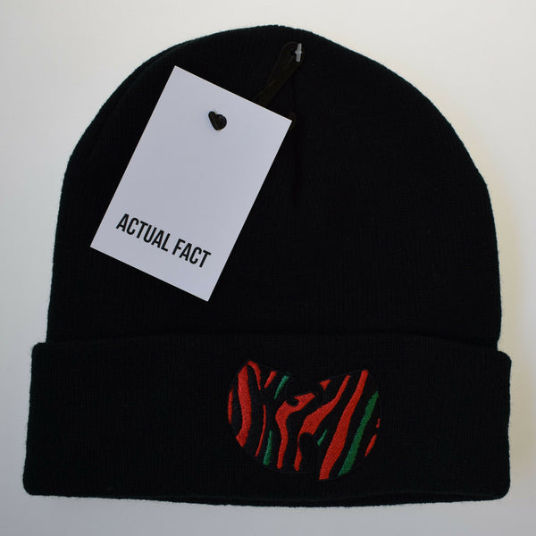 Wu X ATCQ Roll Up Beanie In Black