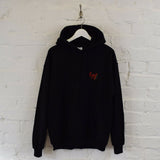 Wu X ATCQ Embroidered Hoodie In Black